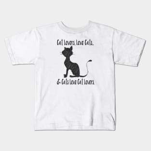 Funny Cat Lover Quotes Kids T-Shirt